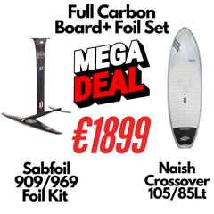 Sabfoil 909 / 969 Foil Kit + Naish Crossover 85L or 105L Board