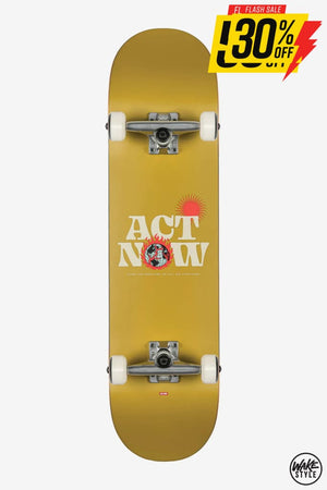 Globe G1 Act Now - Mustard 8.0 Complete Skateboard