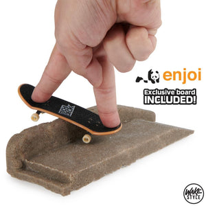 Tech Deck Diy Concrete Reusable Modeling Playset With Exclusive Enjoi Fingerboard