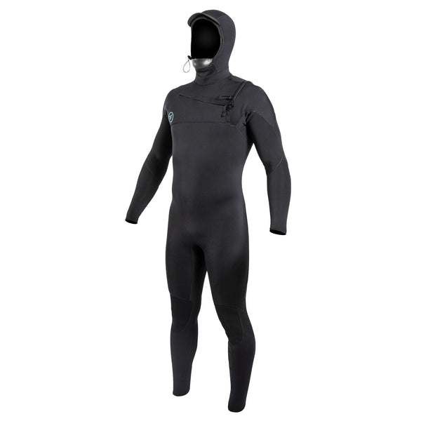 Ride Engine Onsen 4/3 Front Zip Hooded Full Wetsuit