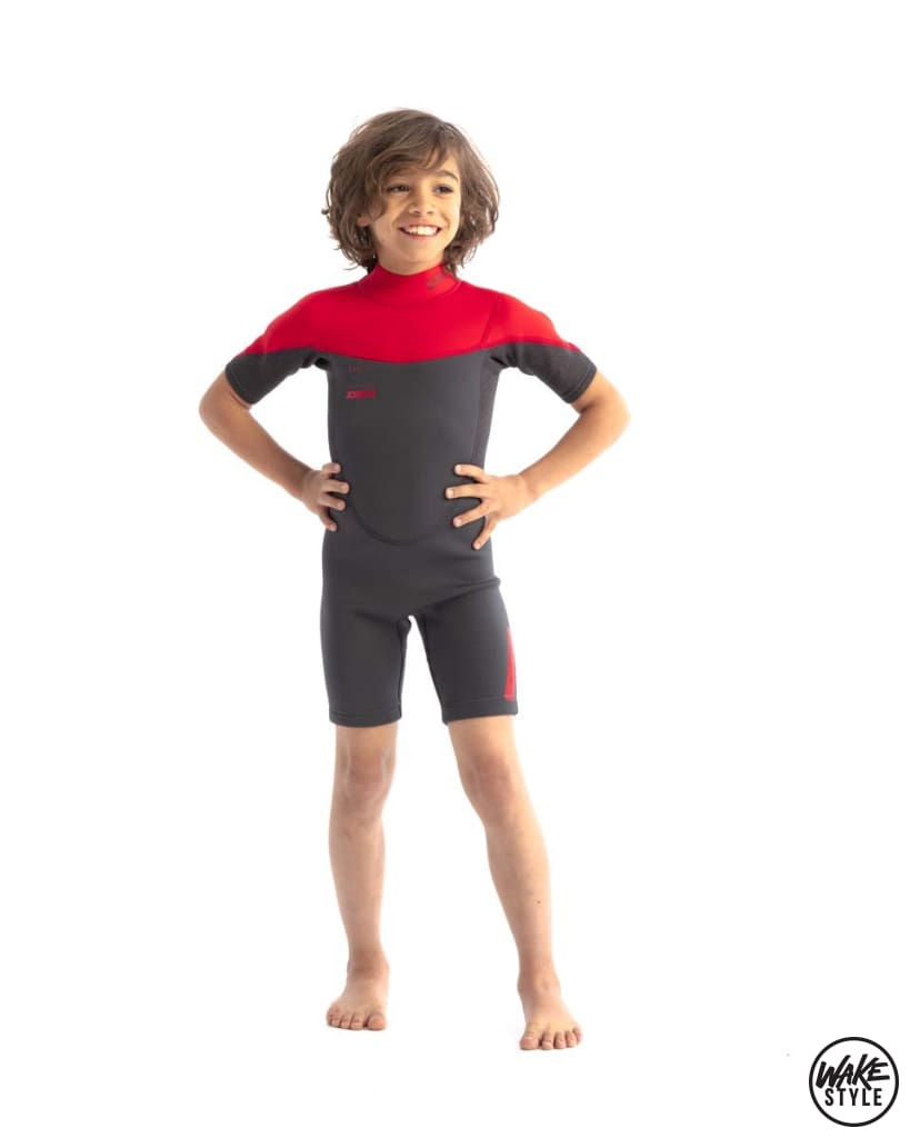 Jobe Boston Shorty 2Mm Kids Wetsuit - Red